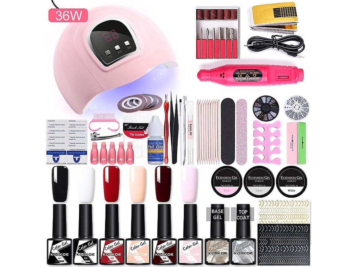 Conjunto De Manicure E Secador De Unhas Com Lâmpada Led Ly Ebike