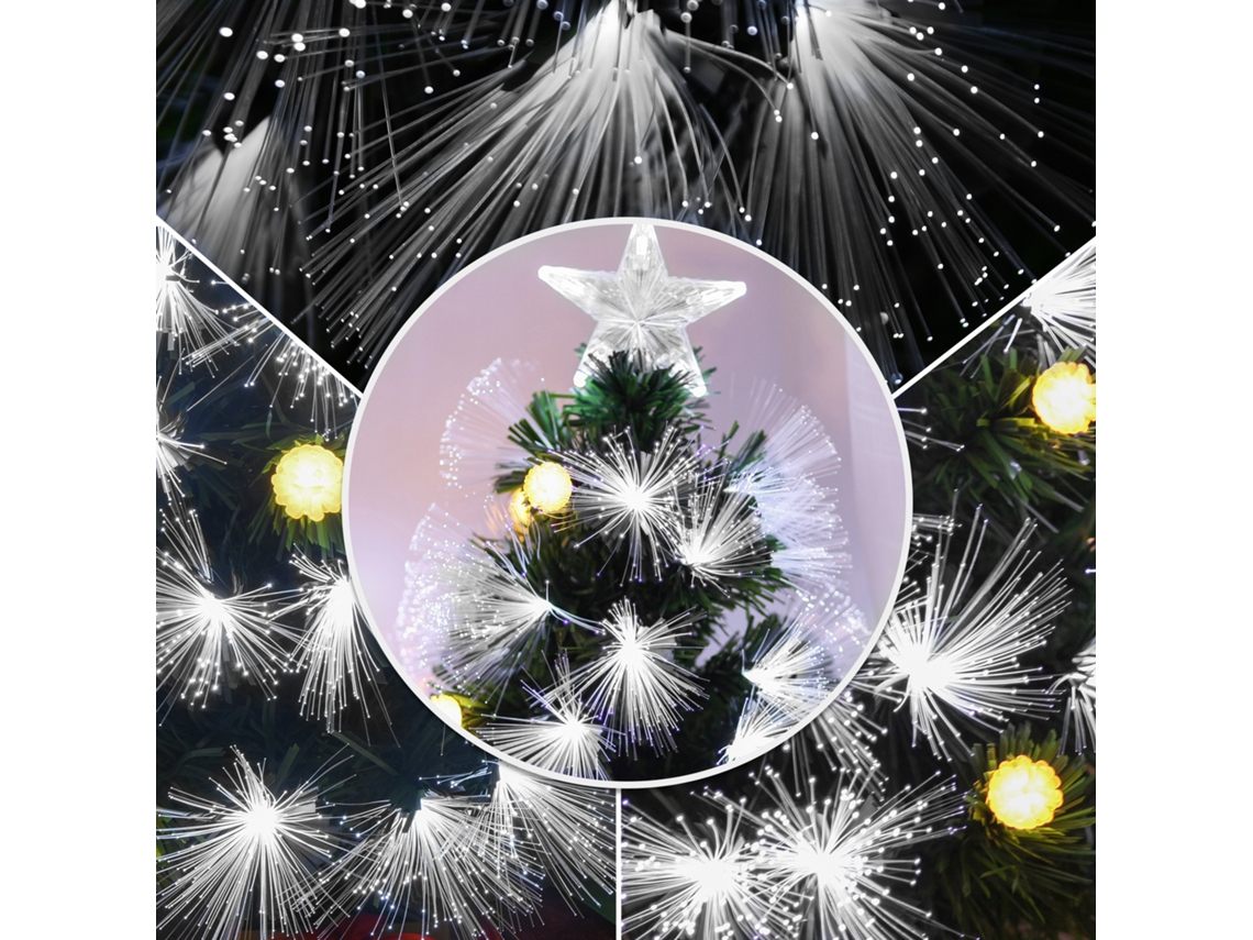 Árvore De Natal Artificial, Com Iluminação Led, Em Plástico, Cor Verde