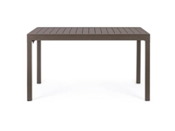 Mesa de jantar extensível em alumínio, 135 a 270 cm, para 10 lugares | S/MARCA