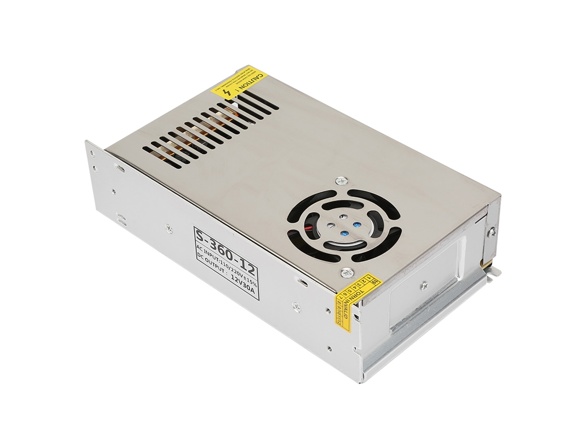 Laxiscreed Fonte 12v 30a Para Leds E Equipamentos Industriais Com Comutação Confiável