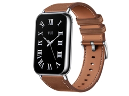 Bracelete Para Redmi Watch 6 / 5 / Xiaomi Band 8 Pro / 9 Pro - Silicone - Textura De Couro Marrom