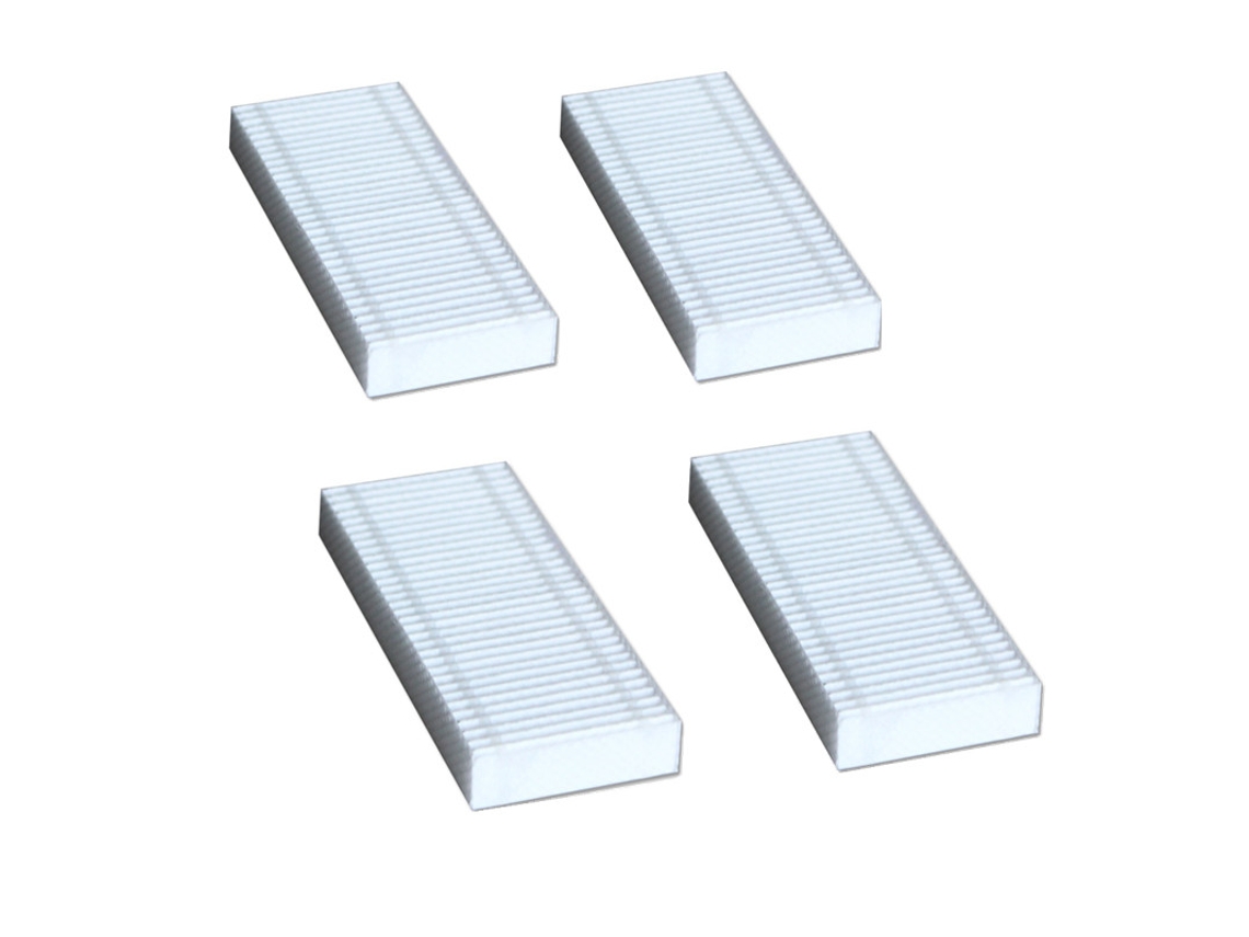 4 * robô aspirador de pó estilo filtro hepa filtros para conga série 1290 y 1390 aspirador robótico peças acessórios