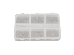Pequenas Contas De Metal Para Arte De Unhas Diy, Decoração Exquisita Para Iniciantes E Profissionais, Preto Carbono