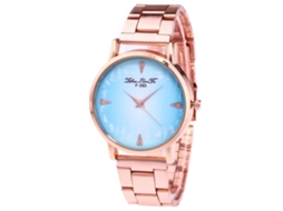 Relógio de pulso Zhoulianfa, elegante e durável, com mecanismo de quartzo, ideal para ocasiões casuais e formais.