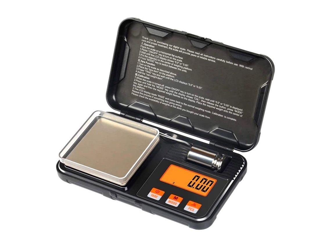 Balança de cozinha AQUAFORGE de alta precisão, 5 Kg/1 G, com visor LCD