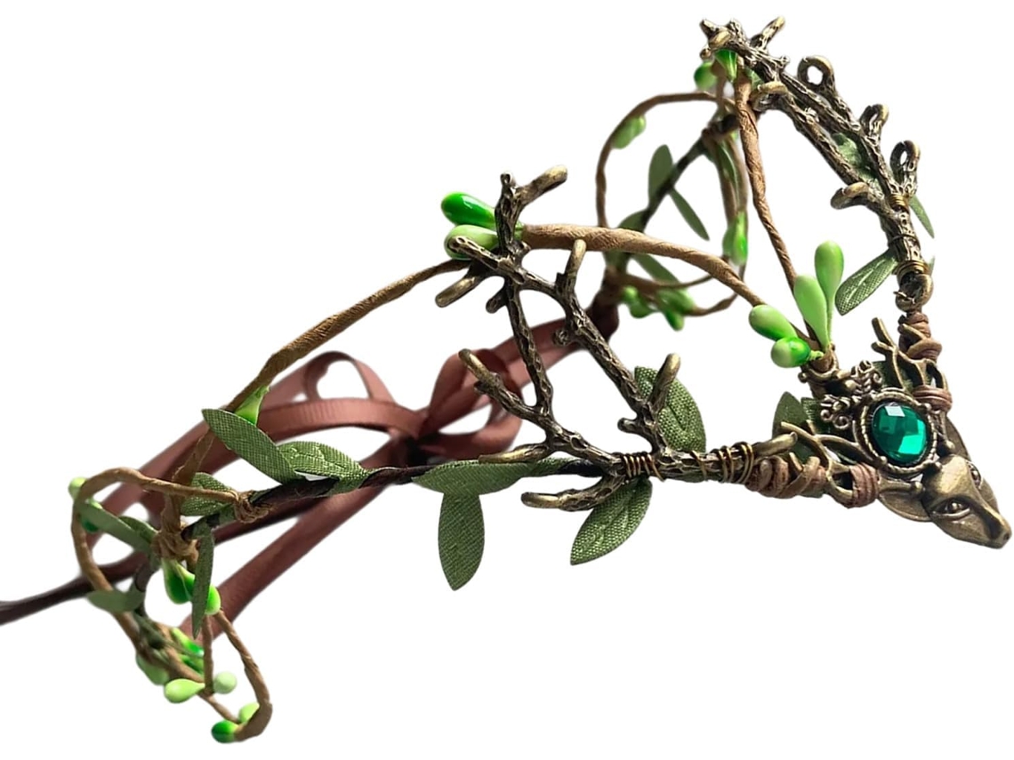 Tiara Artística de Folhas SFUSHOS