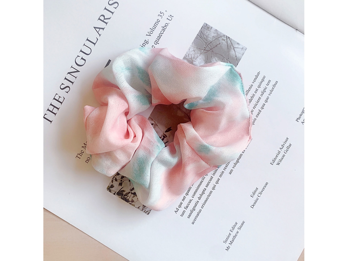 Scrunchies Elástico Cabelo Confortável Leve Soft Penteado Festa Dia A Dia
