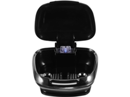Cinzeiro Portátil Veemoon Para Carro, Sem Fumaça: Preto Com Iluminação Led E Tampa – Bandeja Porta-copos À