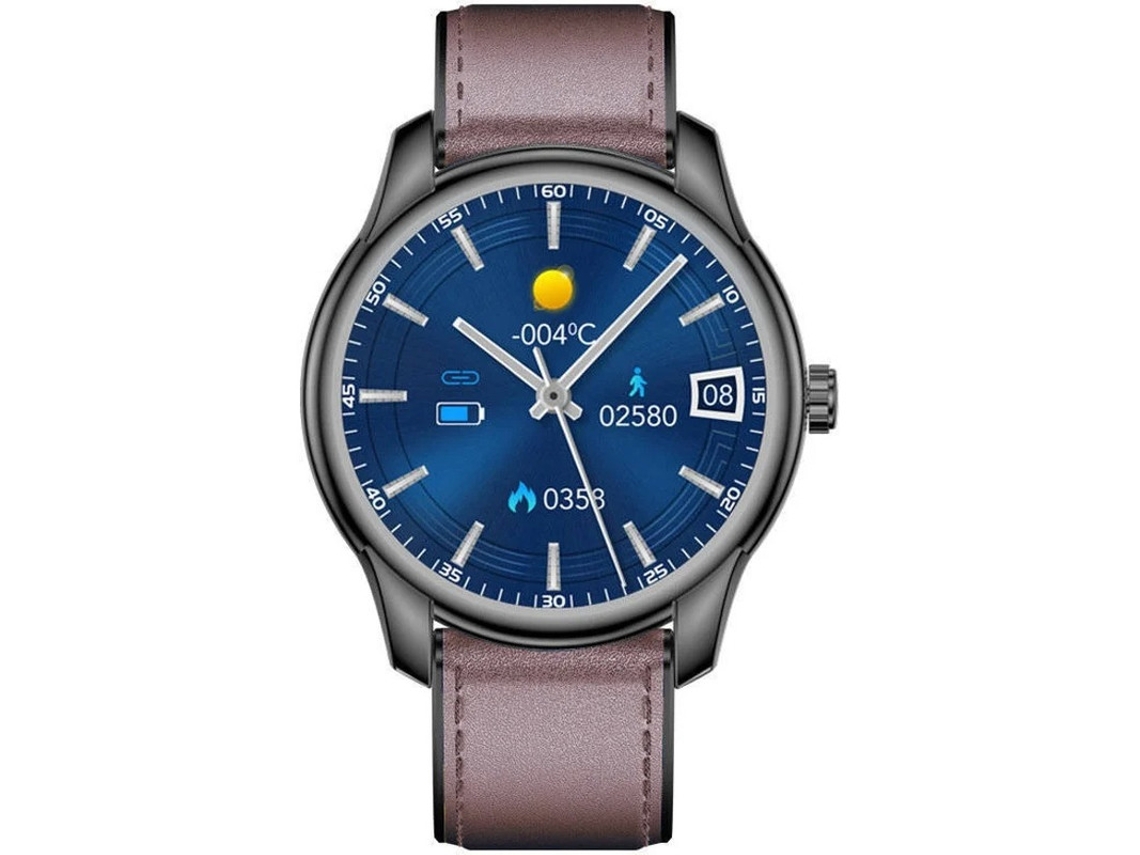 Smartwatch Activity Tracker Com Frequência Cardíaca Pressão Arterial Monitor De Sono Ip68 À Prova Dágua Modos Esportivos Temporizador Marrom Yizhood