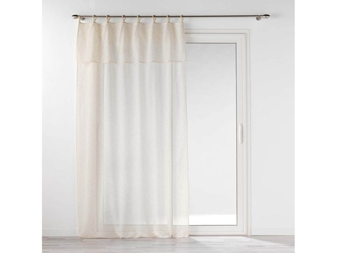 Cortina Voile Com Ilhós ''norine Ii'' 140x240cm Natural
