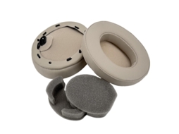 Dois Fones De Ouvido Sony Wh 2000xm4 Em Couro De Carneiro Dourado Yunzii (com Almofadas De Algodão)