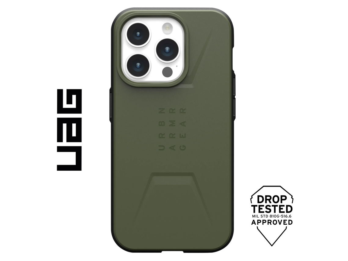 Capa para iPhone 15 Pro Max UAG Acrílico Laranja