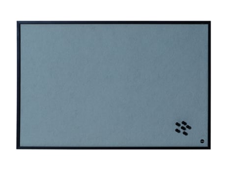Bi Office Quadro De Avisos New Basic, 60x40cm, Superfície Em Feltro Cinzento, Moldura Em Mdf Preto Fb34421615
