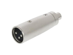 Ficha Adaptadora Xlr Macho Rca Femea