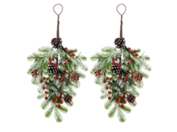 Decoração de Natal Pinheiro Americano LAXISCREED