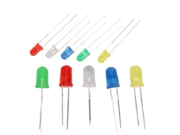 Laxiscreed Kit De Leds Multicoloridos 3mm E 5mm Para Projetos Eletrónicos