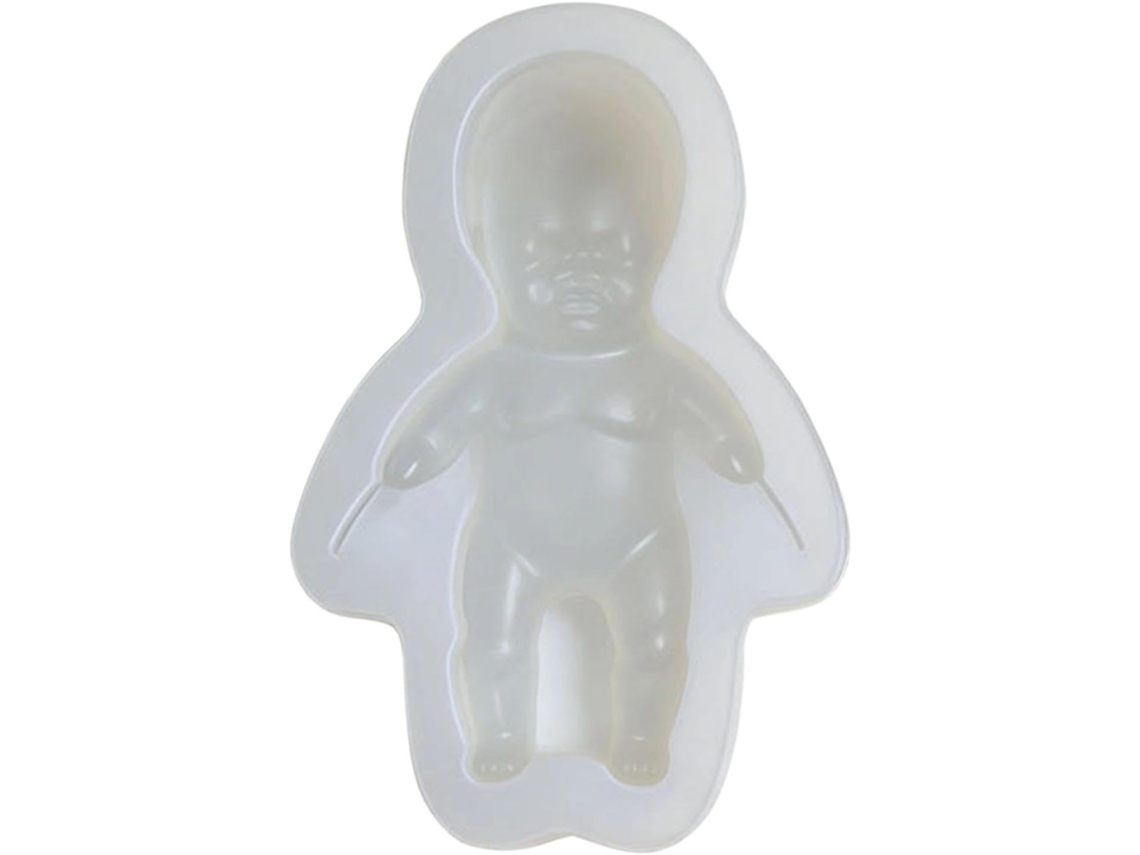 Forma De Silicone Para Chocolate Em Formato De Boneca, Antiaderente E Resistente Ao Calor.