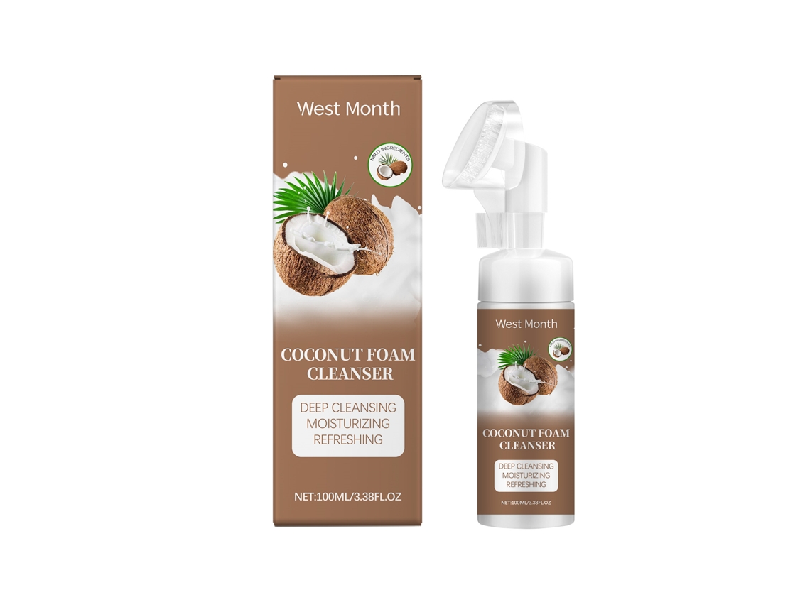 Creme Limpeza Espuma Coco Eficaz Suave Profunda