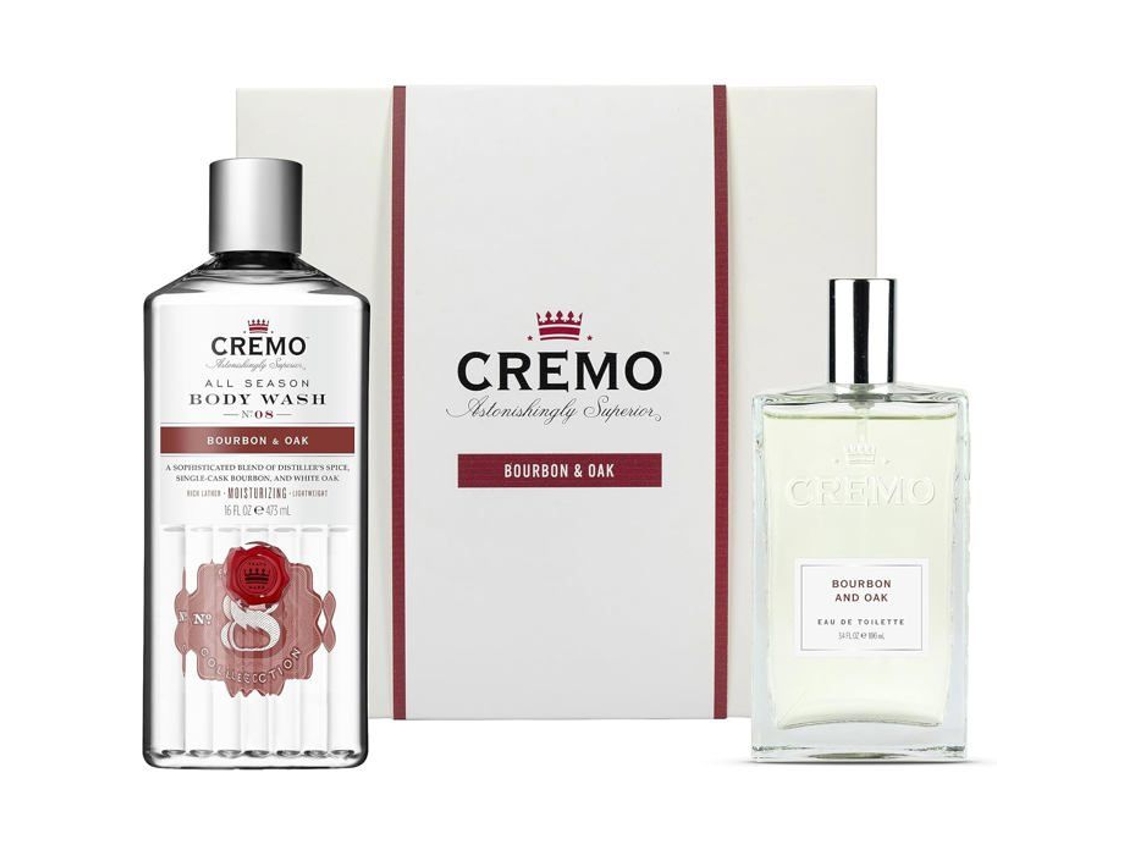 Coffret Presente Cremo Bourbon Oak Eau De Toilette 100ml Gel De Banho 473ml Perfume Apimentado