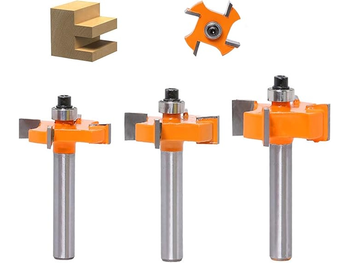Fresa para Encaixe Macho e Fêmea 8 Mm AQUAFORGE