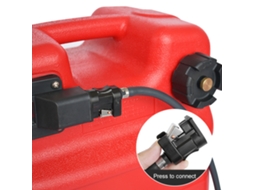 Business linha de combustível para barco com bomba manual 300cm conectores compatível com motores externos até 85hp