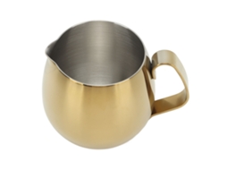 Copo De Café Com Leite, Aço Inoxidável, Espumador De Leite, Cappuccino, Latte Art, Copo De Leite Dourado, 300ml Aquaforge