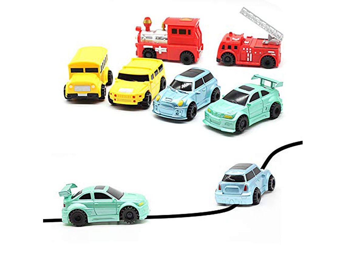 Primerox carro Indutivo Seguidor de Linha Preta Mini Brinquedo Veículo Engenharia Educativo com Caneta e Pilhas