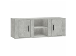 VIDAXL Móvel P/ Tv 100x31,5x35 cm Derivados Madeira Cinzento Cimento