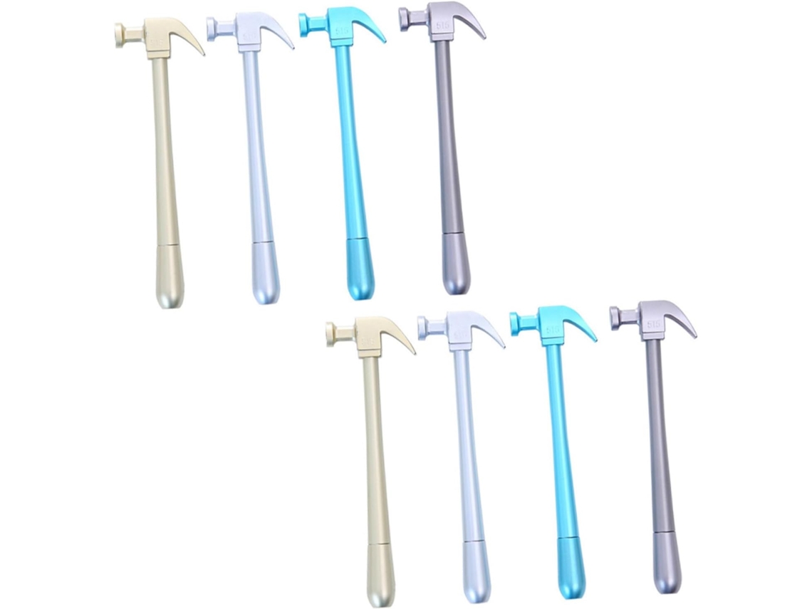 Conjunto De 8 Canetas Em Gel Com Ponta Formato Martelo, Ideais Para
