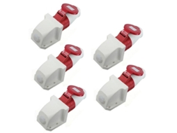 Tomadas e Plugues S/MARCA, 5 pinos, 16A, IP44, trifásico, 415V, nylon