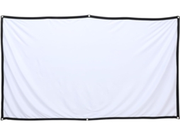 Tecido de Poliéster Preto e Branco Resistente a Rugas, Ideal para Uso em Home Theaters Internos Externos. 186,