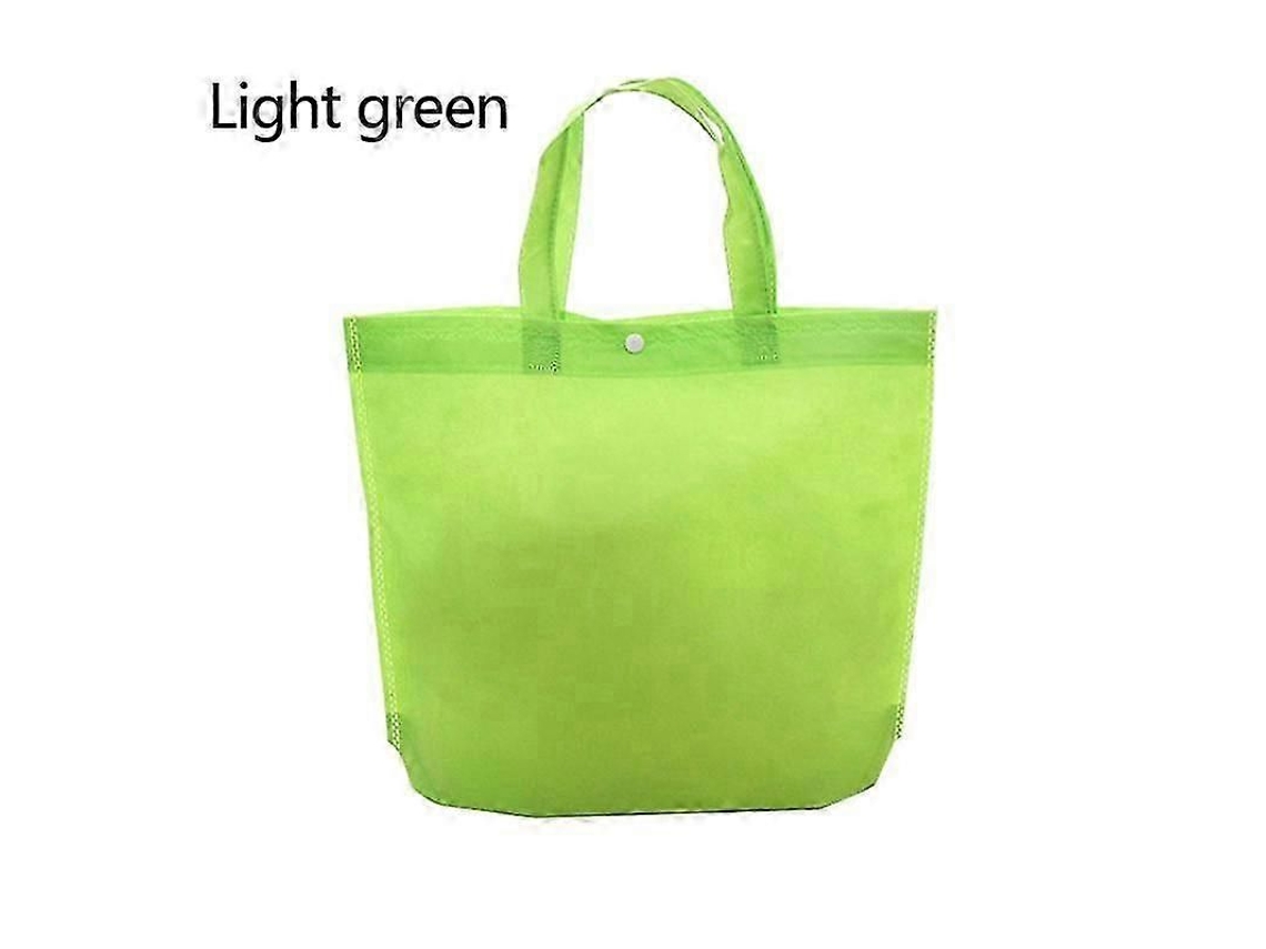 Sacola De Compras Reutilizável E Dobrável Com Botão, Feita De Tecido Não Tecido Resistente, Ideal Para Guardar Seus Pertences. Reciclável E Ecoló