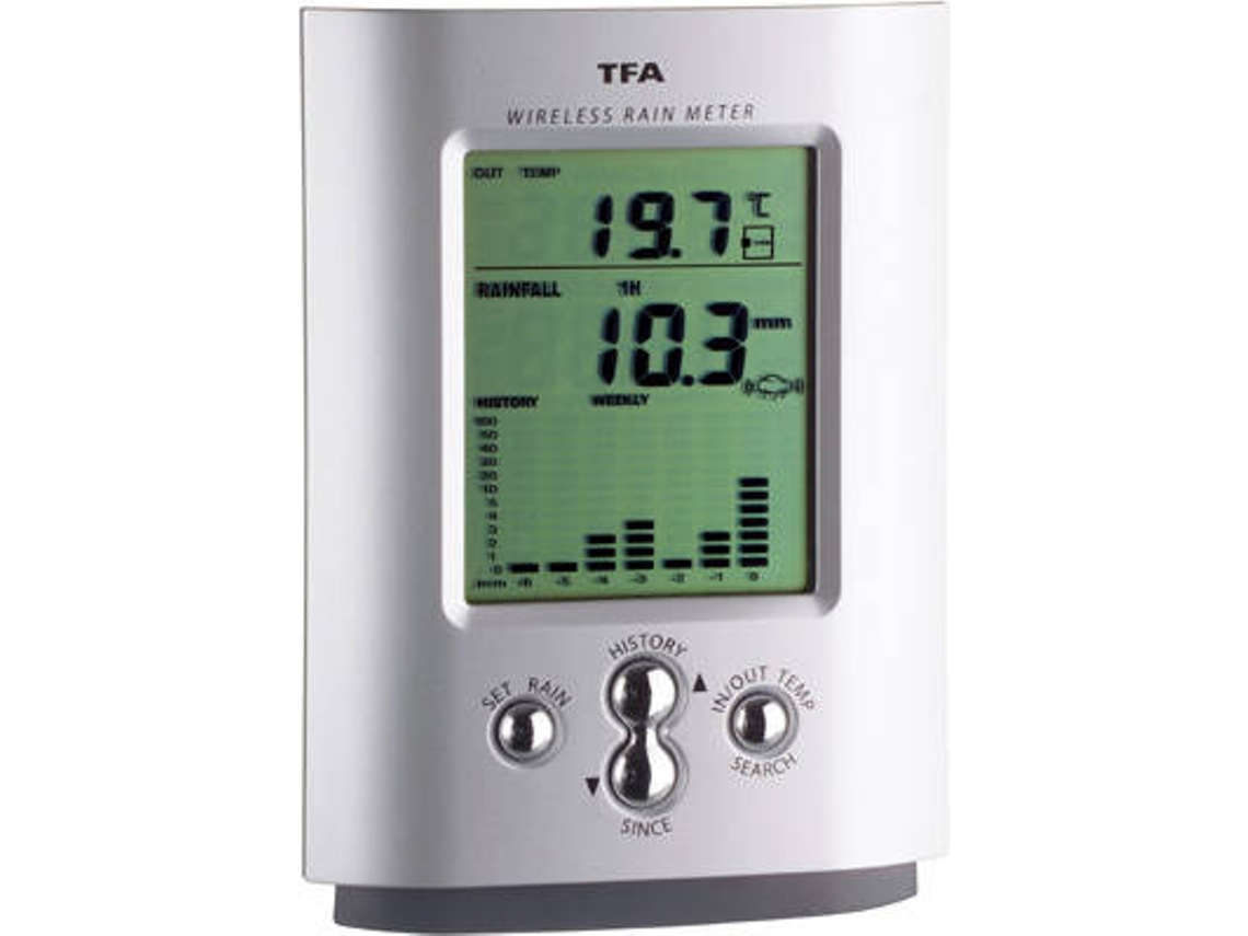Estação meteorológica digital TFA DOSTMANN 47.3003 Prateado