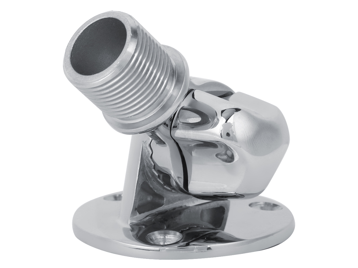 Base De Antena Para Barco Aço Inoxidável 316 Alta Dureza Com Cabeça Rosca 25mm