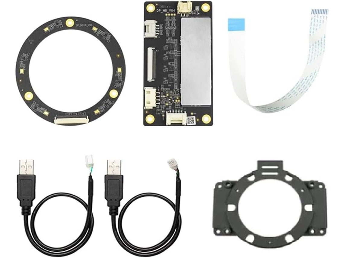 Módulo de Microfone de Matriz Anular com Campo Swr, Placa de Voz com 6 Microfones SFUSHOS