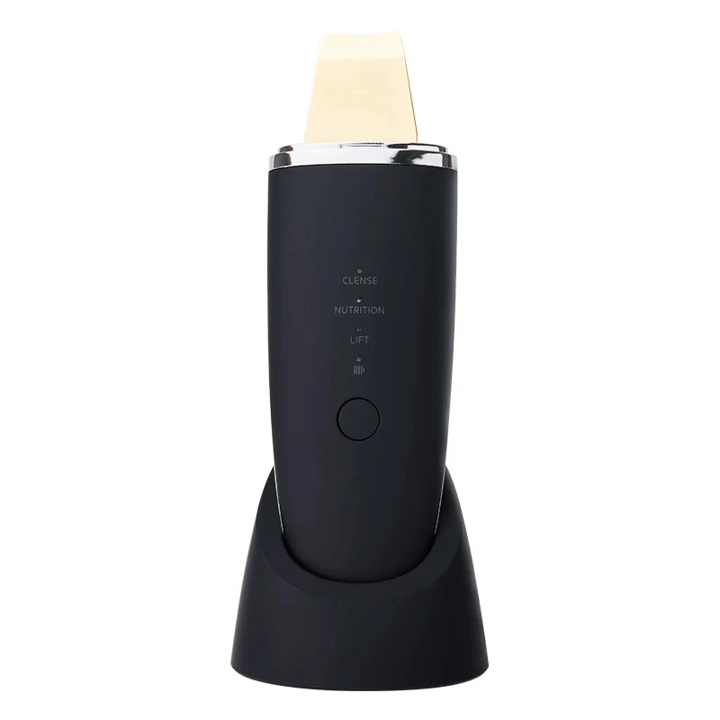 (preto) Limpador Facial Ultrassônico Profissional, Removedor De Cravos, Esfoliante