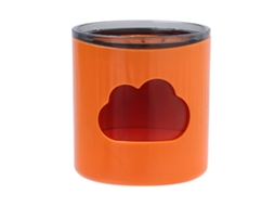 Suporte para escova de dentes elétrica, parede, multifuncional, com drenagem, laranja | S/MARCA