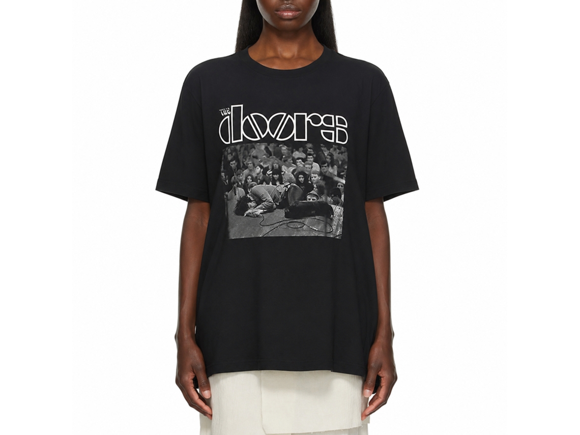 The Doors Collapsed T-shirt Black Classic Unisex Adults Size:l