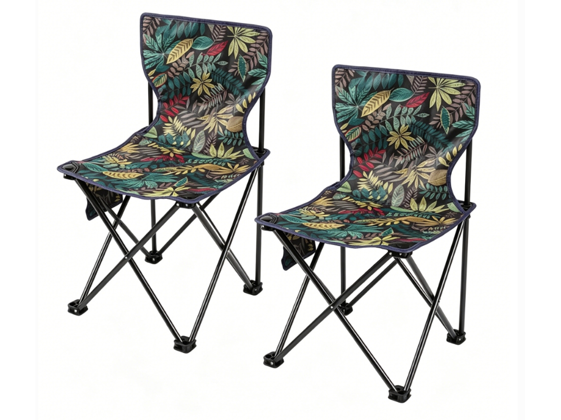 2 Cadeiras Dobráveis, Banquinho Para Exterior, Banquinho Dobrável, Cadeira De Pesca, Banquinho Portátil Para Camping, Cadeira Com Encosto