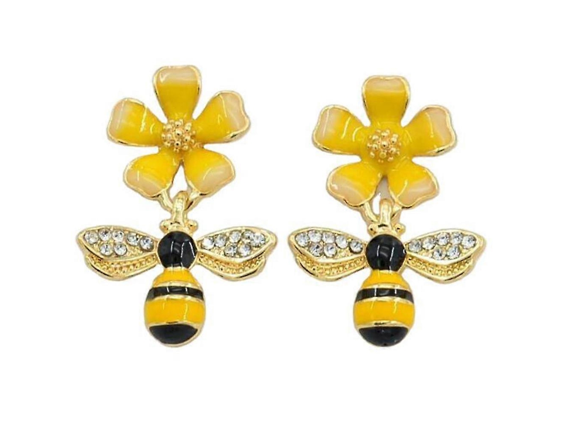 Brincos De Pingente De Abelha Clássico, Para Mulheres