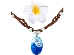 Colar Moana Para Princesinha: Ideal Para Festas De Halloween, Natal E Aniversários - Artesanal Com Resina E Pérolas