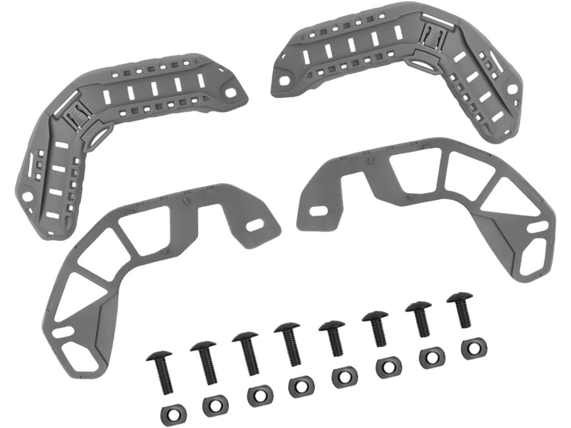 Lurelia Adaptador De Montagem Para Capacete, Nylon, Cinzento, Fixação Segura, Fixação Estável