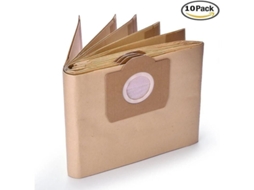 10 Bolsas De Polvo Para Aspiradoras Karcher Nt20 Nt25 Nt30 Mv1 Mv3 Wd3 De Alta Calidad