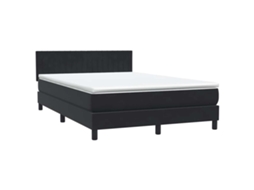 Box Spring Bed, Box Spring Beds Vidaxl Preto Veludo (160 X 210 Cm)