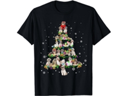Camiseta De Natal Shih Tzu Christmas Tree X Mas Gift Tx0592 Hengjian