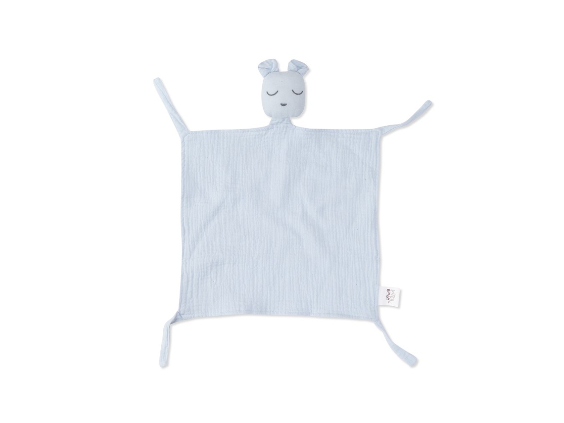 Urso de peluche bambu azul/cinza