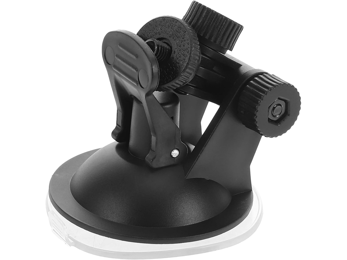 Suporte Para Câmera Veicular Com Ventosa, Fixação Em Plástico E Metal, Estável.