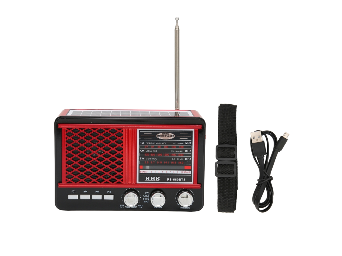 Rádio Emergência Solar LAXISCREED com Lanterna