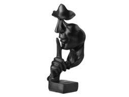 Face europeia estilo black com embalagem de poliestireno, dimensão 16x15x32.5cm LAXISCREED