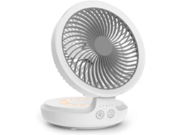 Ventilador de mesa MDUG com bateria de 4000mAh, 4 velocidades e oscilação de 120 graus